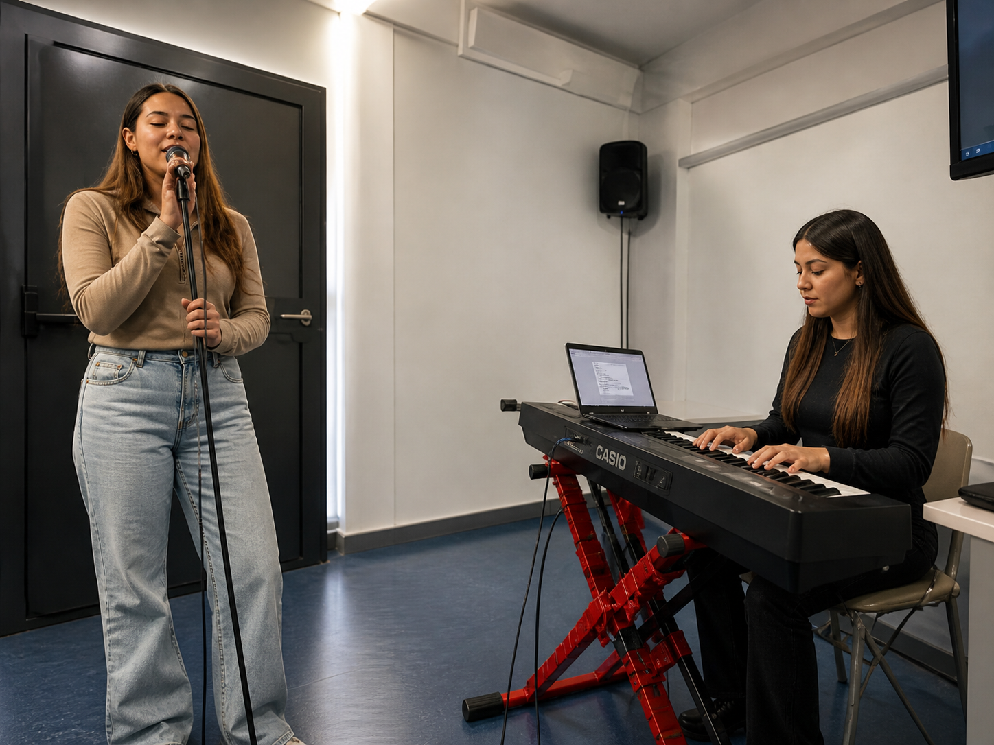 Clase de canto e instrumentos en VOZÉTICA Zaragoza