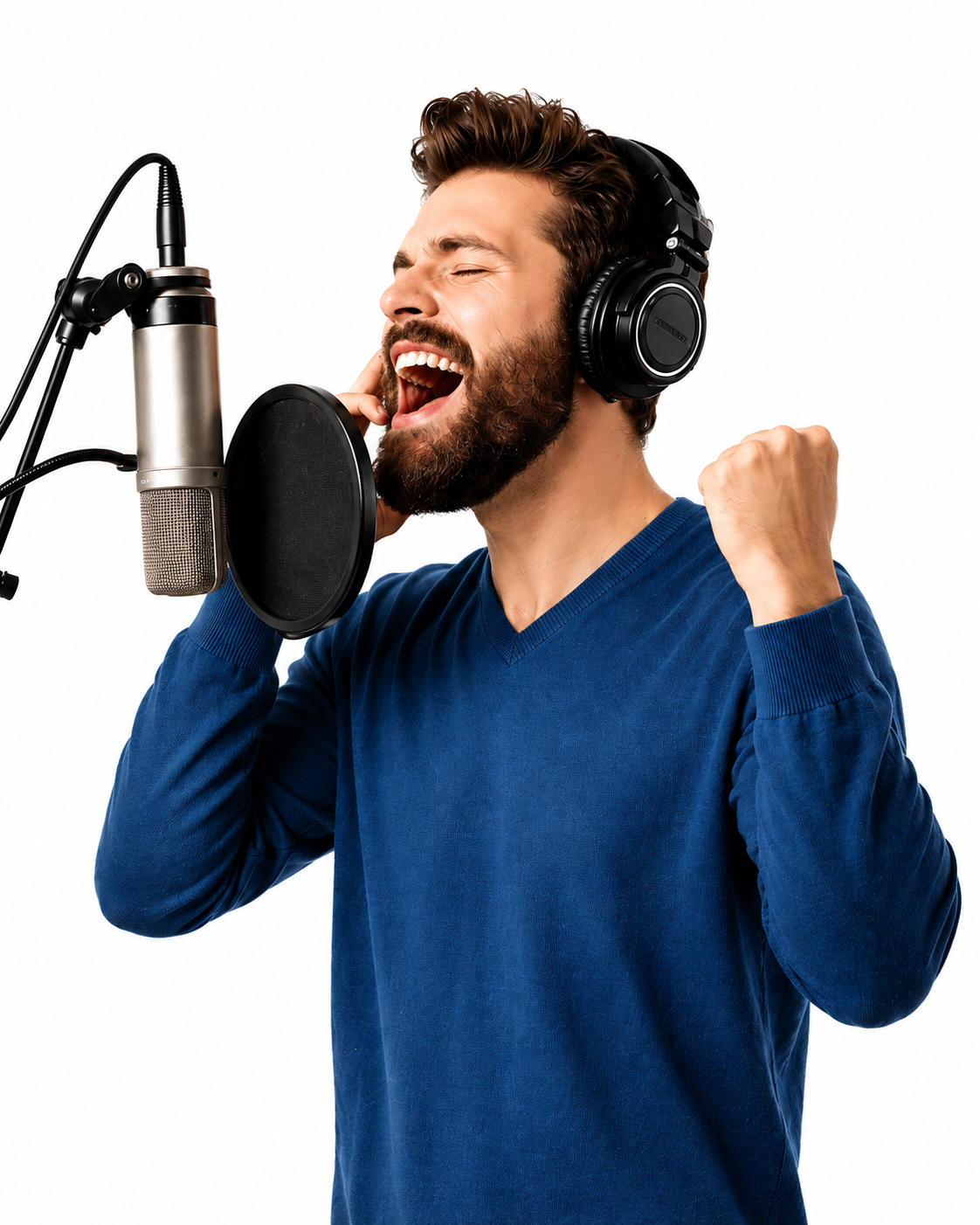 Cierre del intensivo Vive a Viva Voz en VOZÉTICA Zaragoza: alumna grabando su pieza final